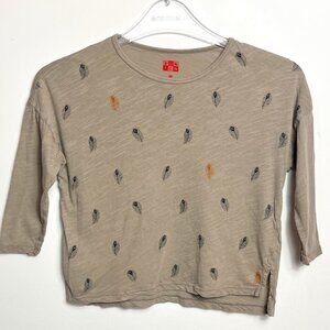 Bonton kids feather shirt size 4